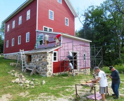 Painting the Engine Shed